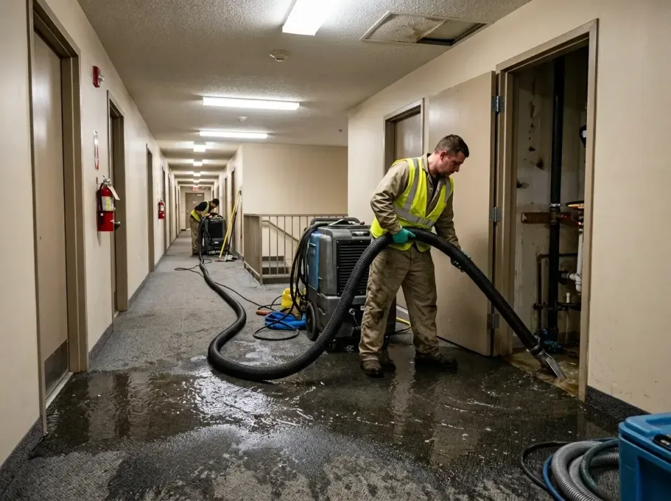 multi-unit-apartment-hallway-f-005 — frequently asked questions, Emergency Burst Pipe Water Extraction & Removal in Guntersv…